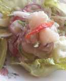 Ceviche de pangasius con leche de tigre 🐅