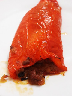 Una foto de Pimientos rellenos al horno