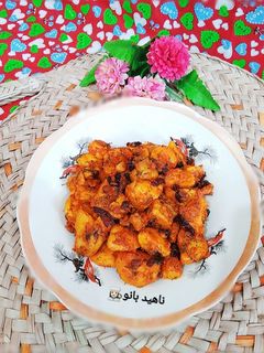 عکسی از دستور دوپیازه سیب زمینی و شوید 😍🥔 (شوید+سیب زمینی)