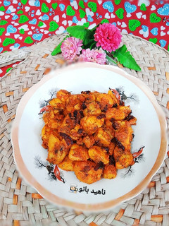 عکسی از دستور دوپیازه سیب زمینی و شوید 😍🥔 (شوید+سیب زمینی)