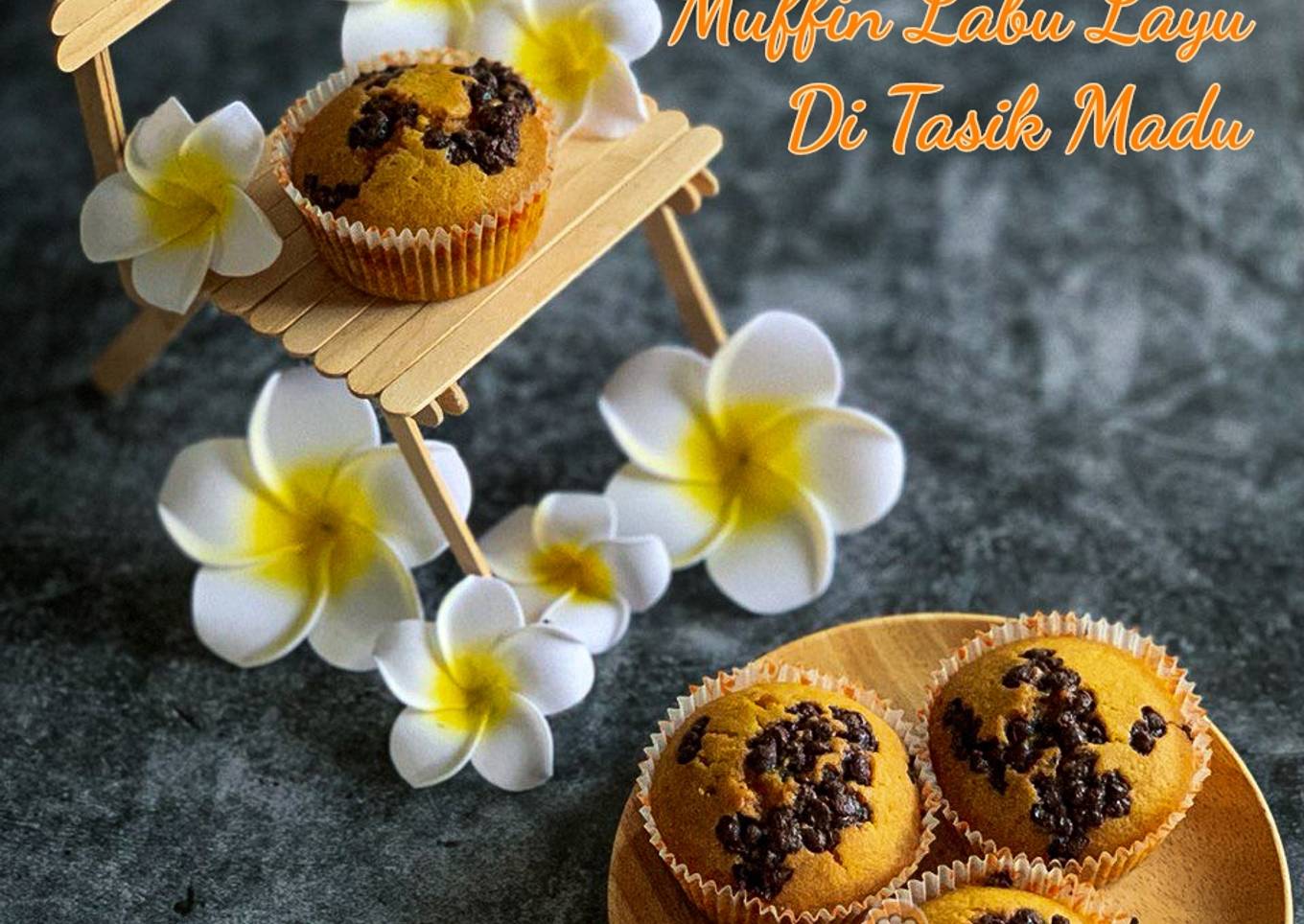 Resepi Muffin Labu Layu Di Tasik Madu yang Sempurna dan Mudah