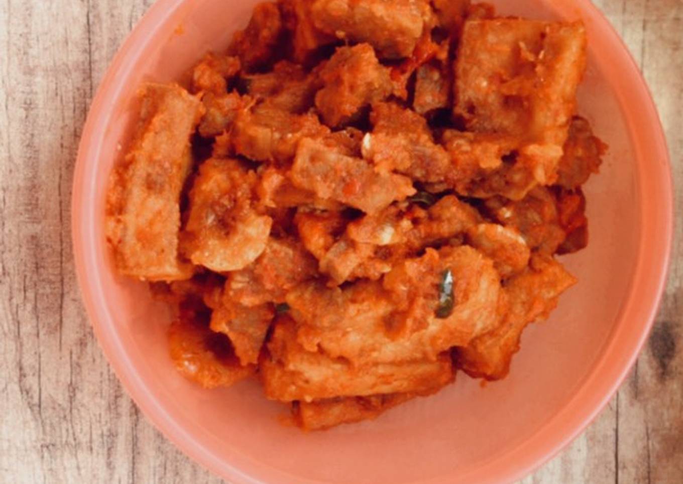 Tahu tempe balado