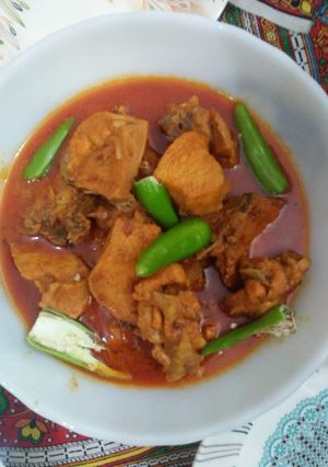 A picture of Chicken krhai.