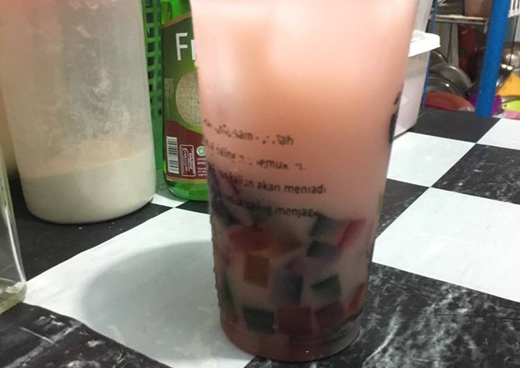 Resep Es Jelly Warna-Warni, Lezat