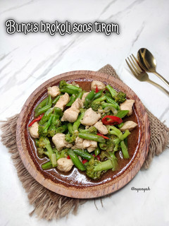 Foto resep Buncis Brokoli Saos Tiram