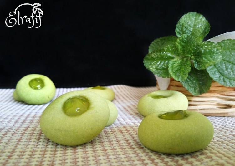 30. Green Tea Cookies With Pineapple Jam #SelasaBisa