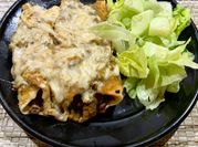Una foto de enchiladas al horno