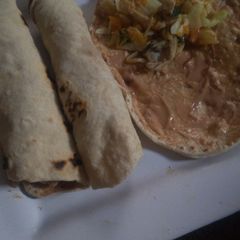 A picture of Homemade shawarma.