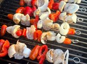 A picture of shish kebab