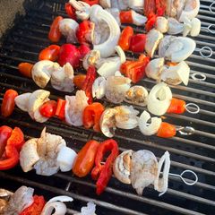 A picture of Shrimp Shish Kebabs Quick & easy recipe.