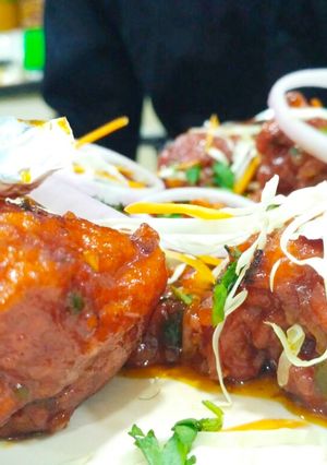 A picture of Chicken lollypop.