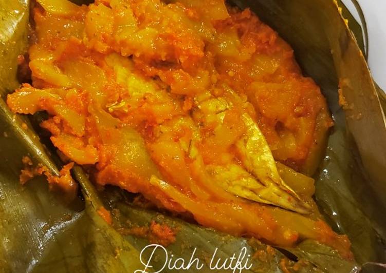 makanan Pepes ikan cue mangga muda 🥭 Anti Gagal