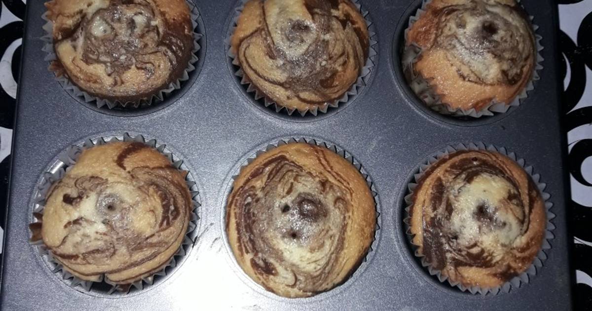 Muffins marmolados Receta de FloOo Stella- Cookpad