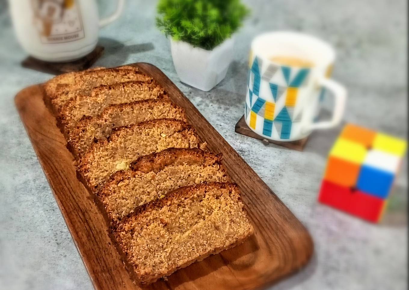 Leftover biscuits tea time cake