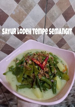 Foto resep Sayur lodeh tempe semangit