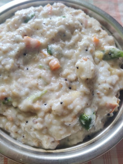 வெள்ளை சோளம் தயிர் சாதம் செய்முறை முக்கிய புகைப்படம்