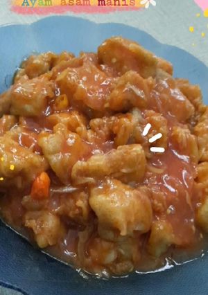 Foto resep Ayam Asam Manis