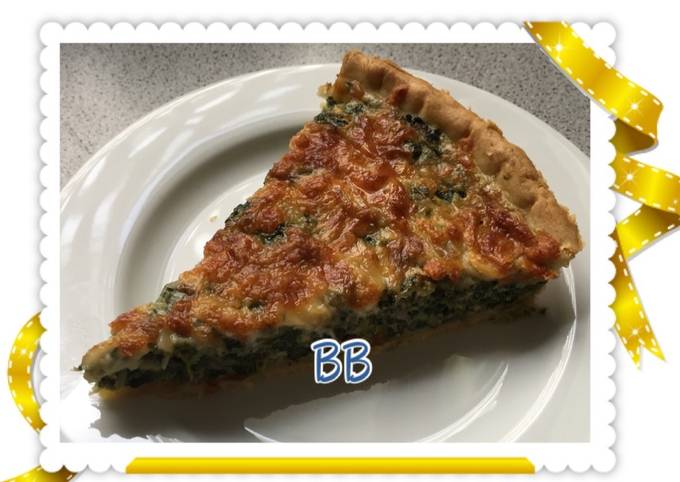 Quiche spinach and cheese