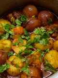 Bharva onion & Tinda sabji