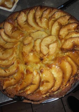 Una foto de Tarta de manzana, súper rápida y fácil!!
