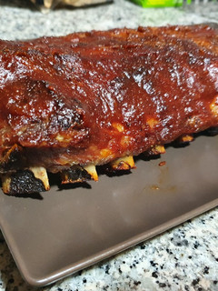 Una foto de Costillas de cerdo a la Barbacoa