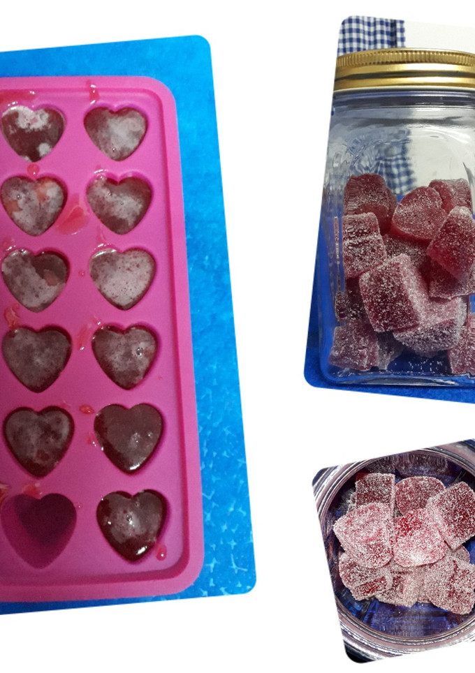 Una foto de Gomitas de gelatina