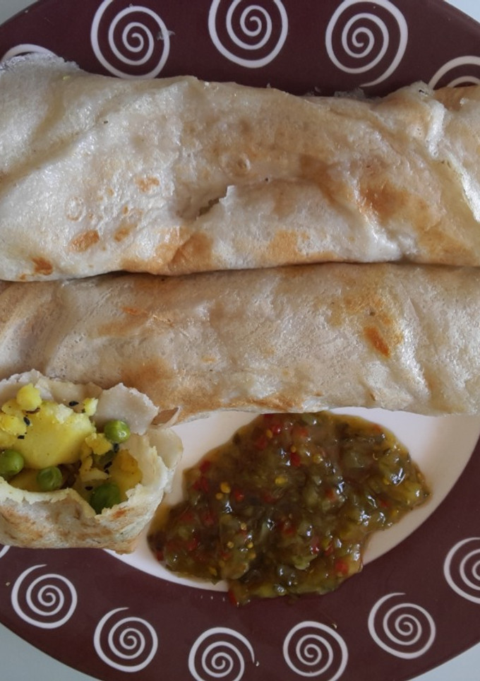 Una foto de Rollos de arroz y lentejas rellenas