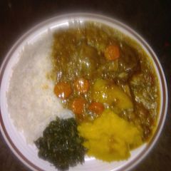 A picture of Lamb stew.
