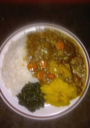 A picture of Lamb stew.
