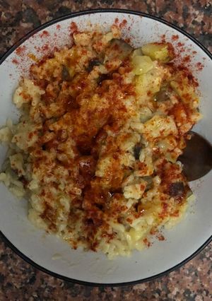 Una foto de Risotto de verduras