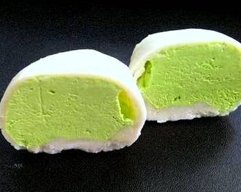 Easy Fast Cooking Mochi Matcha Green Tea Ice Cream Home Style