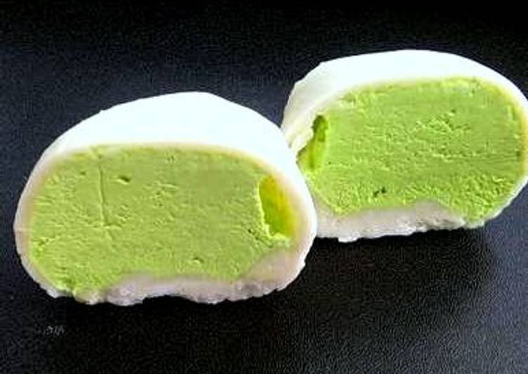 Step-by-Step Guide to Cook Speedy Mochi Matcha Green Tea Ice Cream