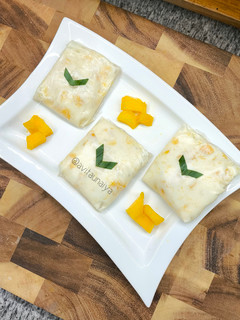 Foto resep Mango Yogurt Mochi Rice Paper