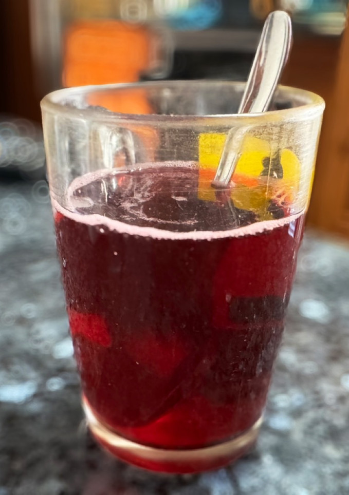 Una foto de Infusión de flores de Hibisco
