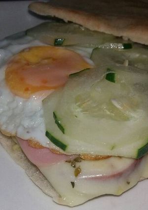 Una foto de Sándwich saludable