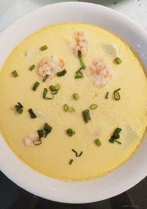 蝦仁蒸蛋 的食譜成品照片
