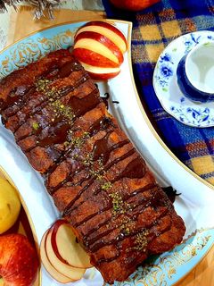 صورة لوصفة كيكة تفاح
