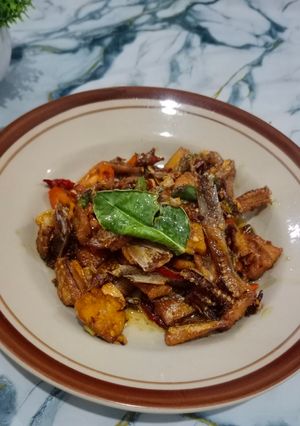 Foto resep Tumis ikan gabus asin cabe ijo