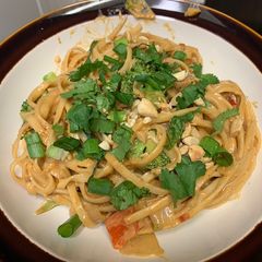 A picture of Spicy Peanut Noodles.