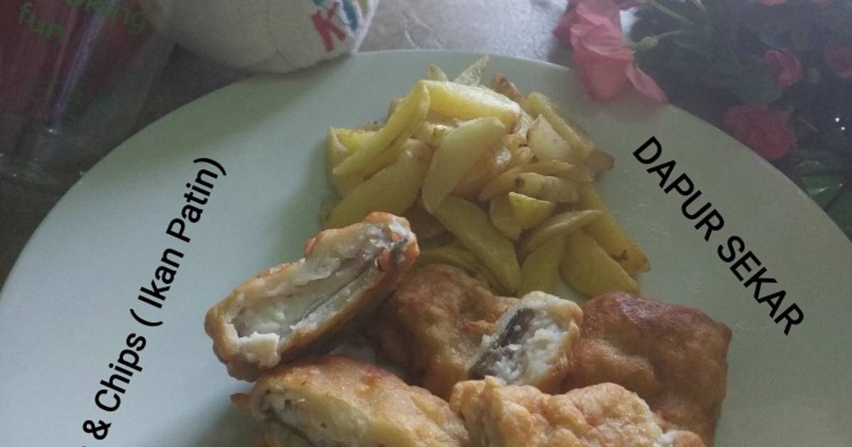 Resep Fish & chips (Ikan Patin) oleh SEKARRADUHIN - Cookpad