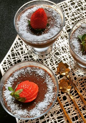 A picture of Quick chocolate pudding.