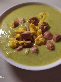 Borsó főzelék rizsliszttel recept fotója