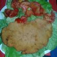 Milanesas fritas de carre de cerdo
