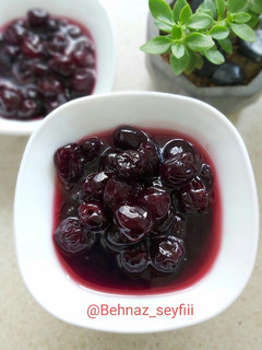 عکسی از دستور مربای گیلاس🍒 با ۳ ماده اصلی
