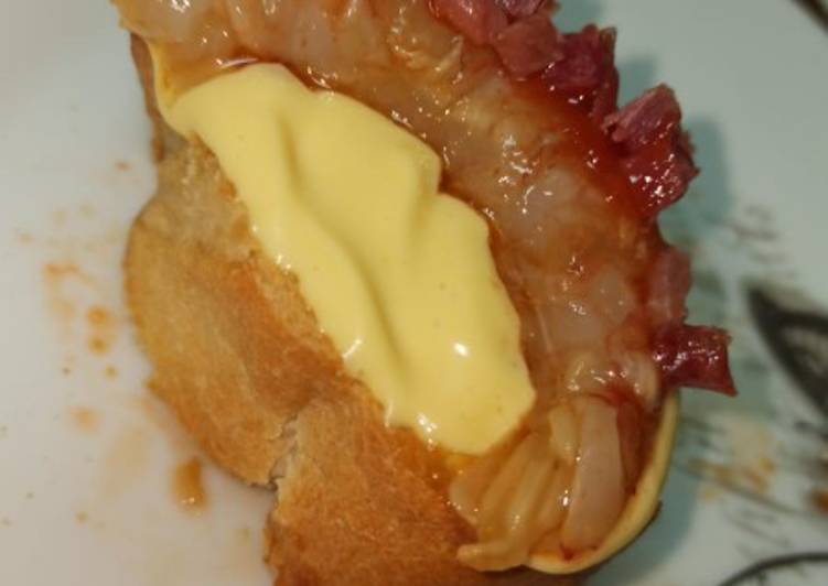 Montadito gambas ajito Pedro