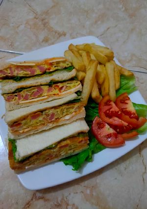 Foto resep Sandwich isi telur