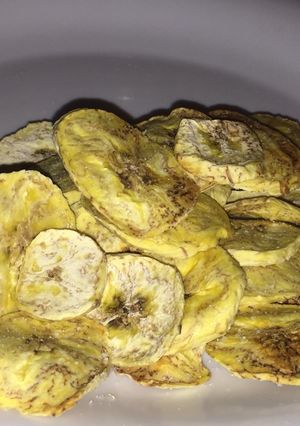 Una foto de Moneditas de plátano horneadas