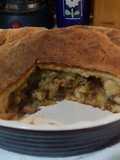 Pastel de carne con batatas dulces