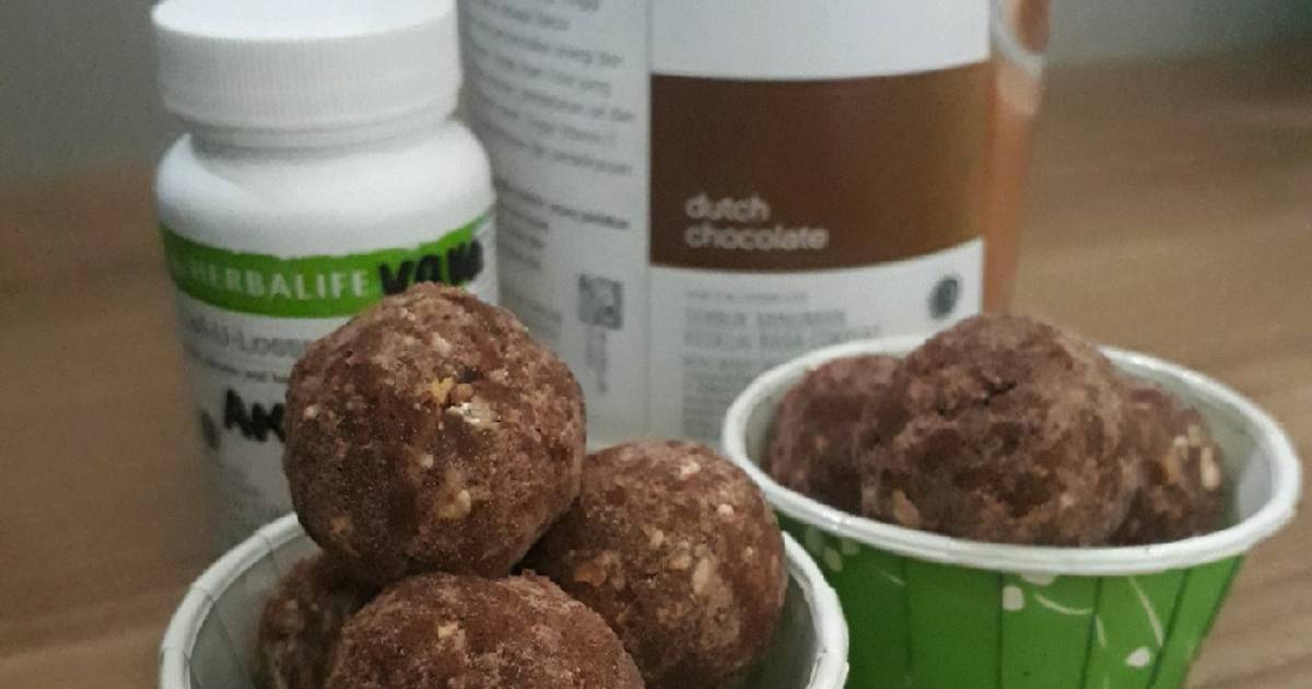 Resep Protein Ball herbalife oleh BitterSweet Cookpad