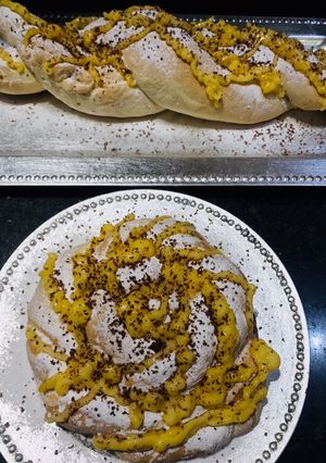 Una foto de Trenzas dulces con Crema Pastelera 🙌🏻